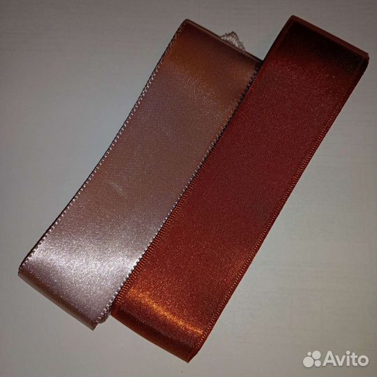 Лента атласная двусторонняя 4 см