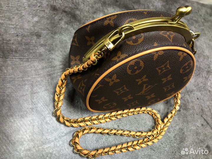 Сумка кошелек Louis Vuitton винтаж из кожи канва