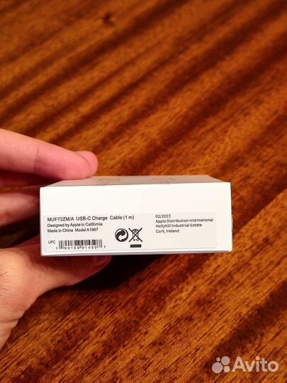 Кабель Apple USB-C to USB-C 1m новый оригинал