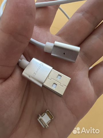 Магнитный кабель lightning