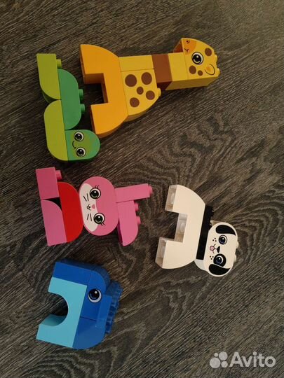 Lego duplo веселые звери и гусеница