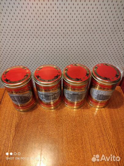 Банки жестяные для сыпучих продуктов