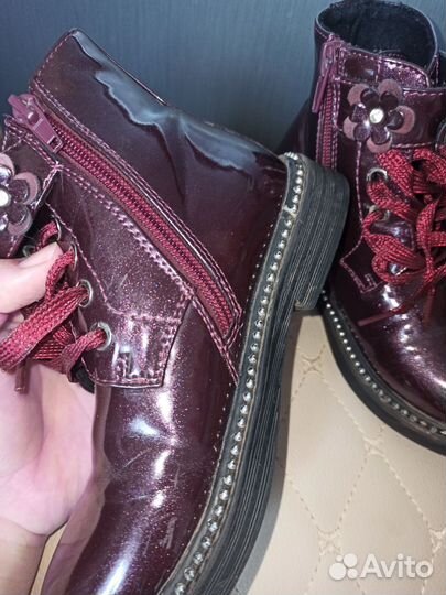 Ботинки демисезонные для девочки 29 размер