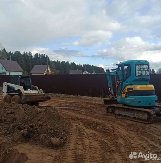 Услуги мини экскаватора