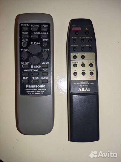 Пульт ду для видеомагнитофонов и плееров