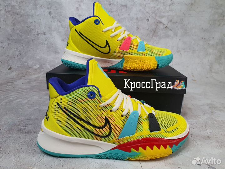 Баскетбольные кроссовки Nike kyrie 7 yellow