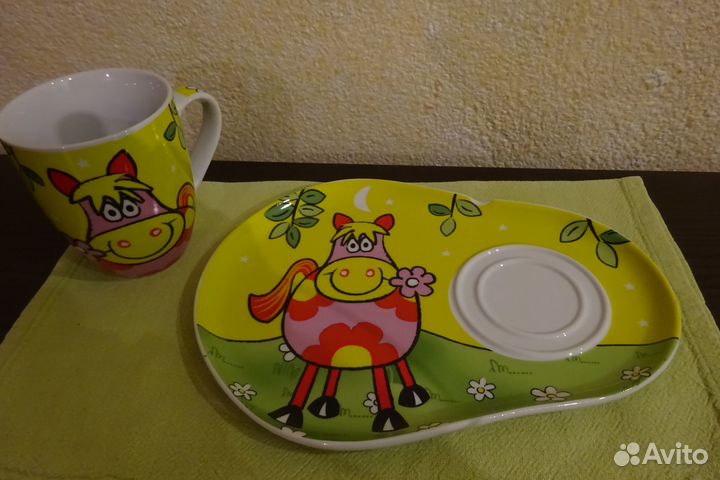 Кружка с блюдцем