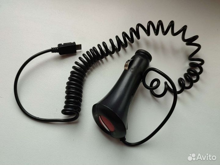 Зарядное устройство микро USB в прикуриватель авто