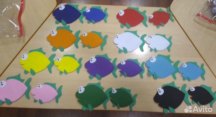 Детское пособие счетный материал из фетра