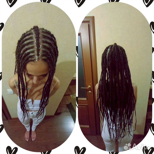 Плетение афрокос