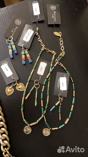 Колье, браслеты, Серьги