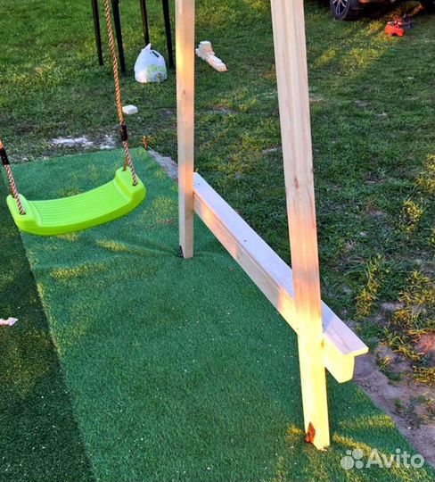 Детская деревянная площадка