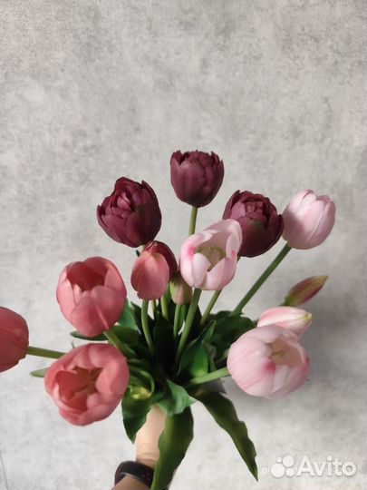 Тюльпаны силиконовые. Заказ для Ольги