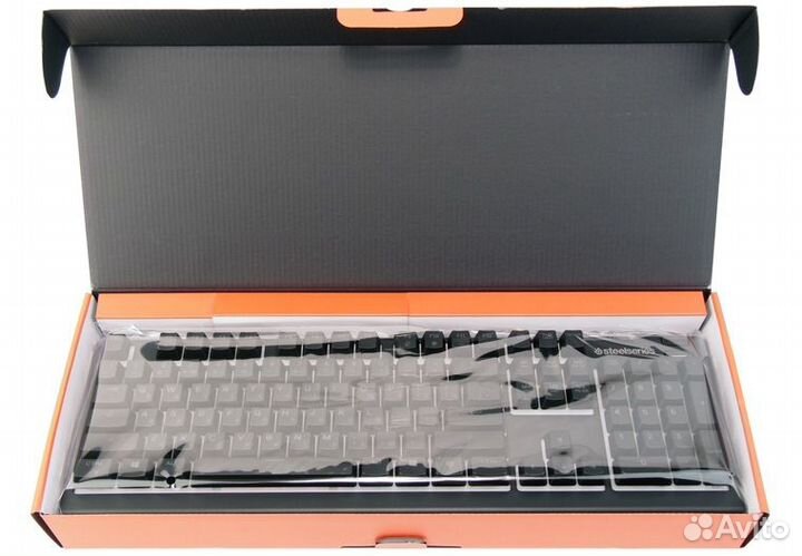 Клавиатура Steelseries Apex 3 RU Black USB новая