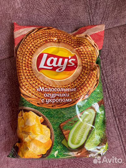 Lays малосольные огурчики
