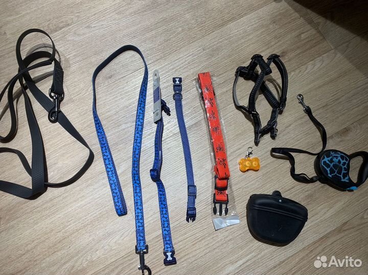 Ошейник и поводок для собаки новый