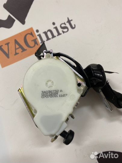 Ремень безопасности задний Bmw F10 3.0 2011