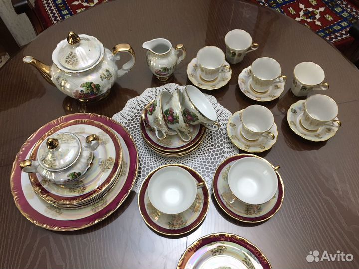 Чайно кофейный сервиз Мадонна (Япония,Yamasen)