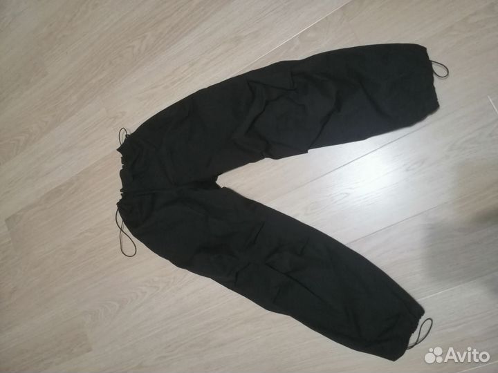 Брюки карго черные женские