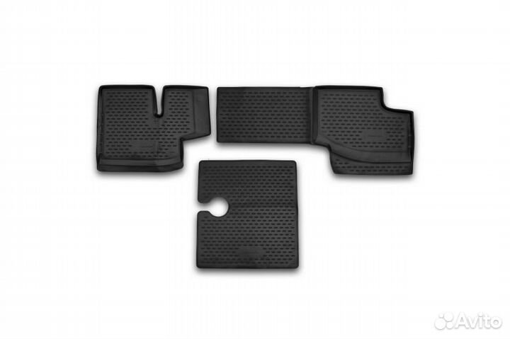 Коврики в салон камаз 6520, 01/2014, 3 шт. (полиур