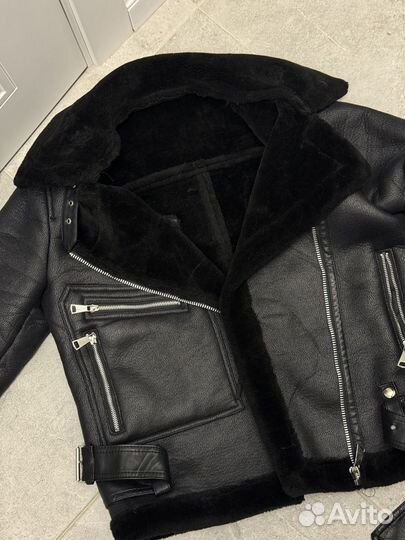 Дубленка авиатор женская 44-46