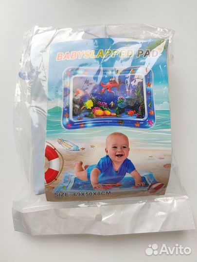 Детский развивающий водный коврик для детей