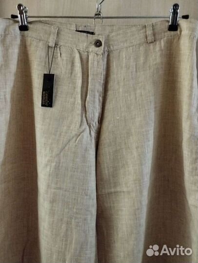 Новые брюки из льна в стиле бохо. Турция