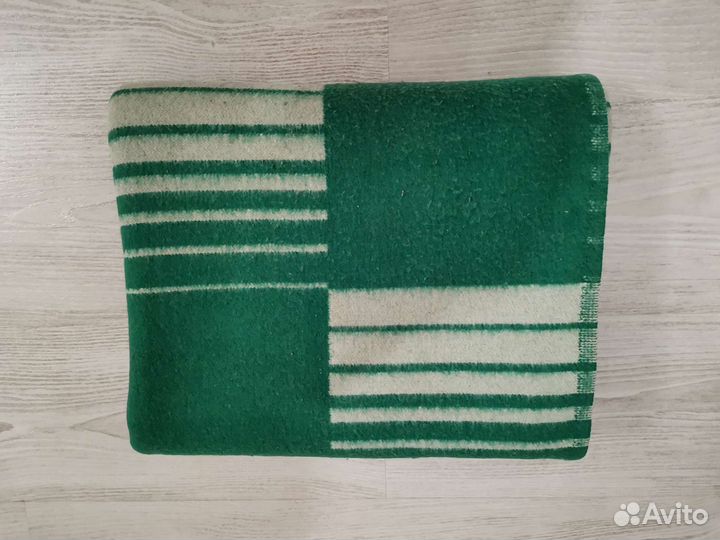 Шерстяный советский плед