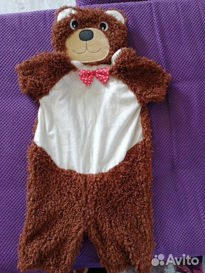 Новогодний костюм для мальчика медвежонок 104