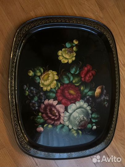 Поднос большой жостово СССР