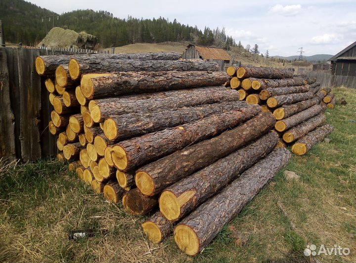 Продам столбы лиственница длина 2.20