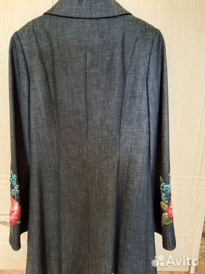 Джинсовое пальто