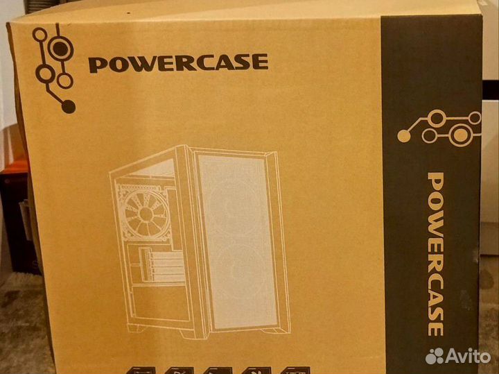 Корпус Powercase Alisio Micro Z3W argb белый