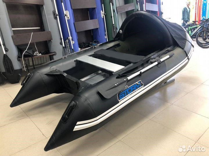 Лодка пвх Stormline Adventure 340 (ST) серая