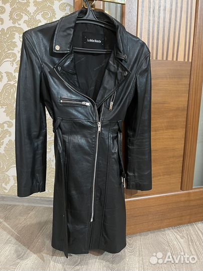 Кожаный плащ