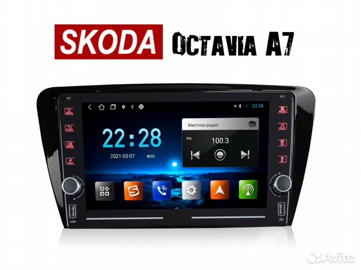 Topway ts10 Skoda Octavia A7 LTE CarPlay 4/32gb