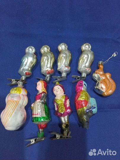 Новогодние игрушки СССР много разных