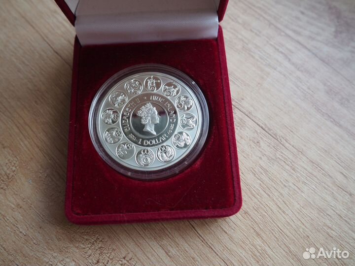 Монета Серебро 1 доллар 2011 Знаки Зодиа Ниуэ