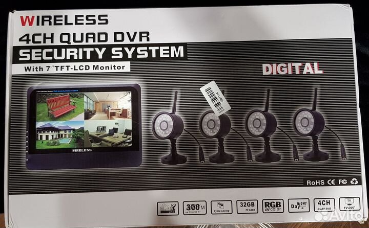 Камера видеонаблюдения комплект, беспроводные