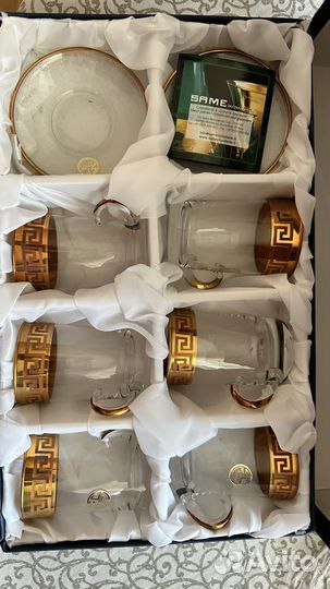 Хрустальный кофейный набор Италия