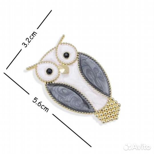 Брошь сова