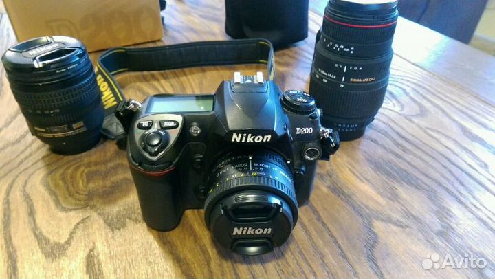 Nikon D200+ объектив Nikor 50mm 1:1,8D