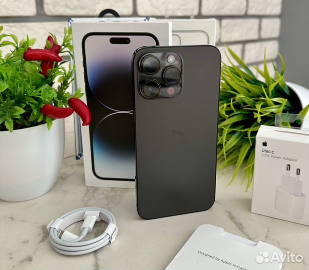 iPhone 14 Pro Max 256 gb Space Black Новый,2 недел
