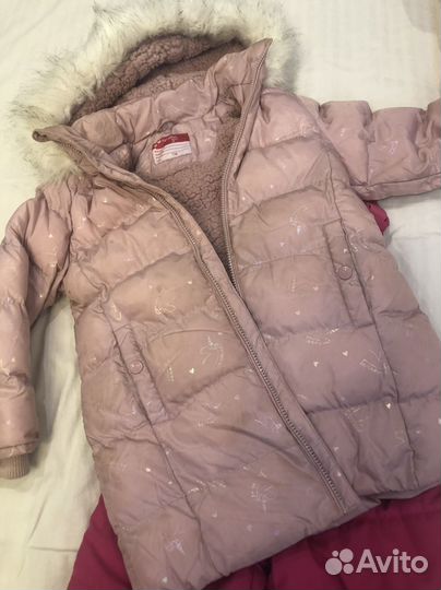 Зимняя куртка и штаны для девочки 5 лет