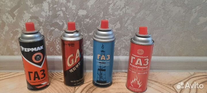 Газовый баллончик для пикника, охоты, рыбалки