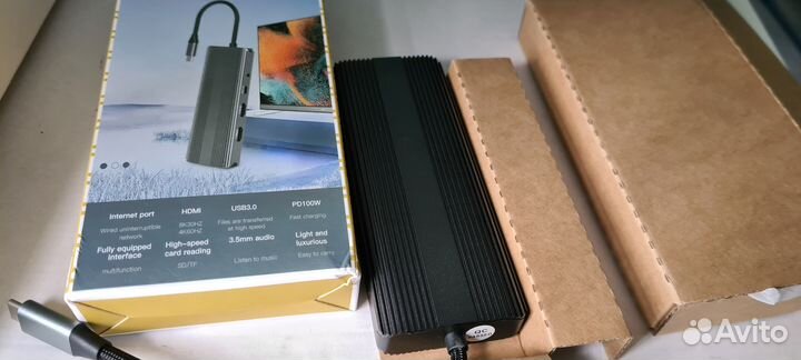 Адаптер-переходник Type-C hdmi, Usb type c hub