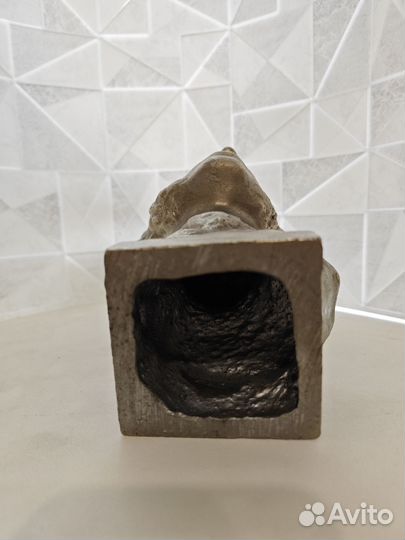 Бюст Пушкина силумин