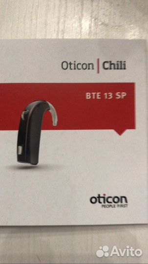 Слуховой аппарат oticon chili SP5 BTE 13 sp новый