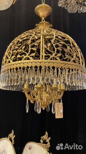 Люстра новая абажур