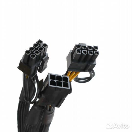 Удлинитель pci e 6 пин на 8 пин для видеокарт pcie